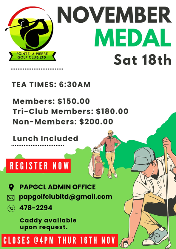 PAP Golf Club November Medal