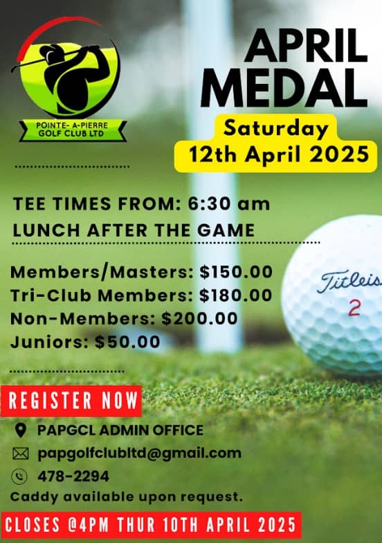 April Medal - 12th April 2025