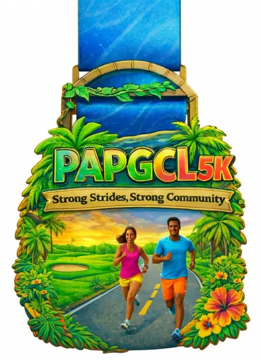 PAPGCL 5K Medal Design